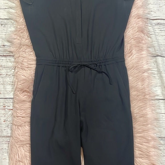 Aritzia Babaton Donnie Black Drawstring Minimalist Jumpsuit - Picture 8 of 10